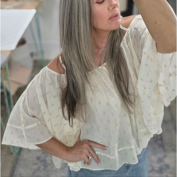 Ralph Lauren Butterfly Blouse - Picture 1 of 7